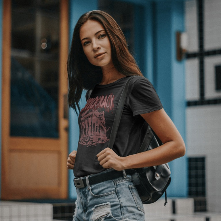 Democracy T-Shirt – Soft Cotton Unisex Tee for the Thoughtfully Concerned
