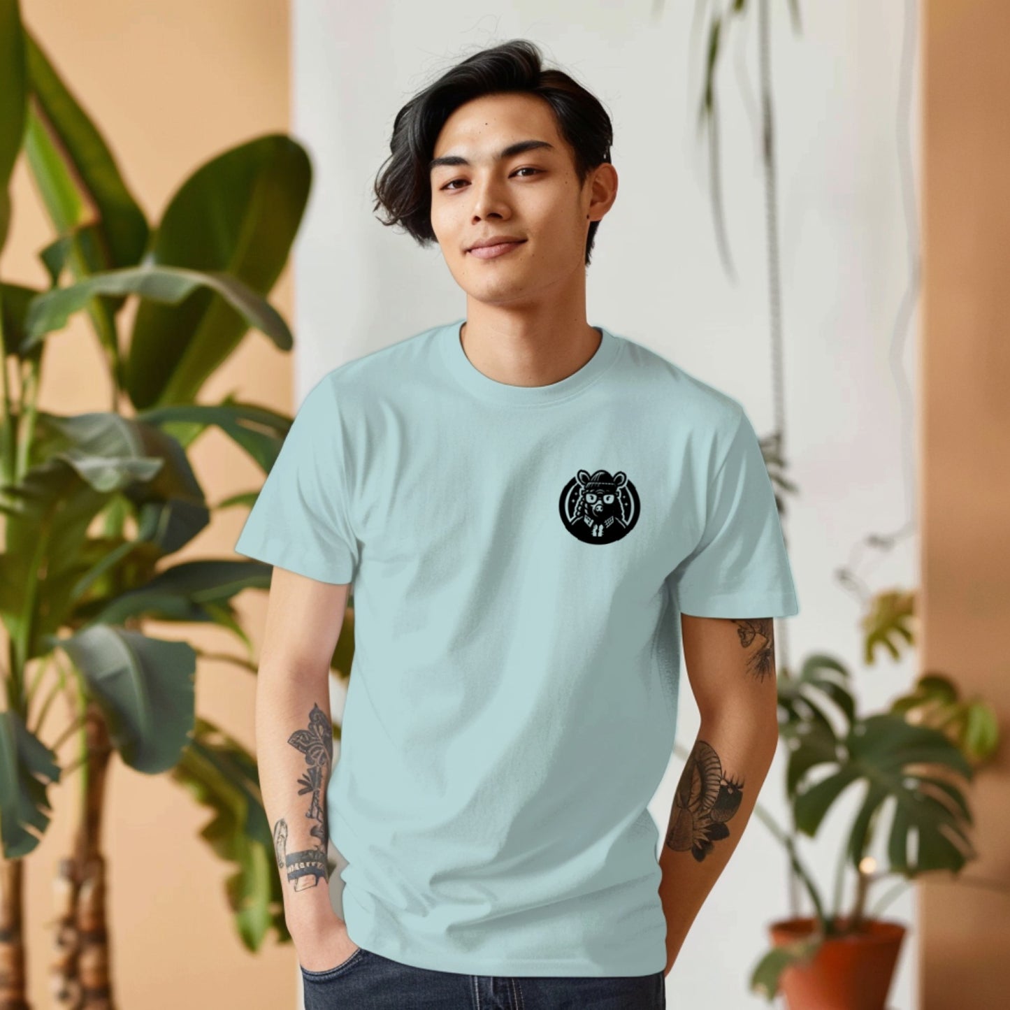 Hipster Armadillo T-Shirt – Unisex Over-the-Heart Graphic Tee