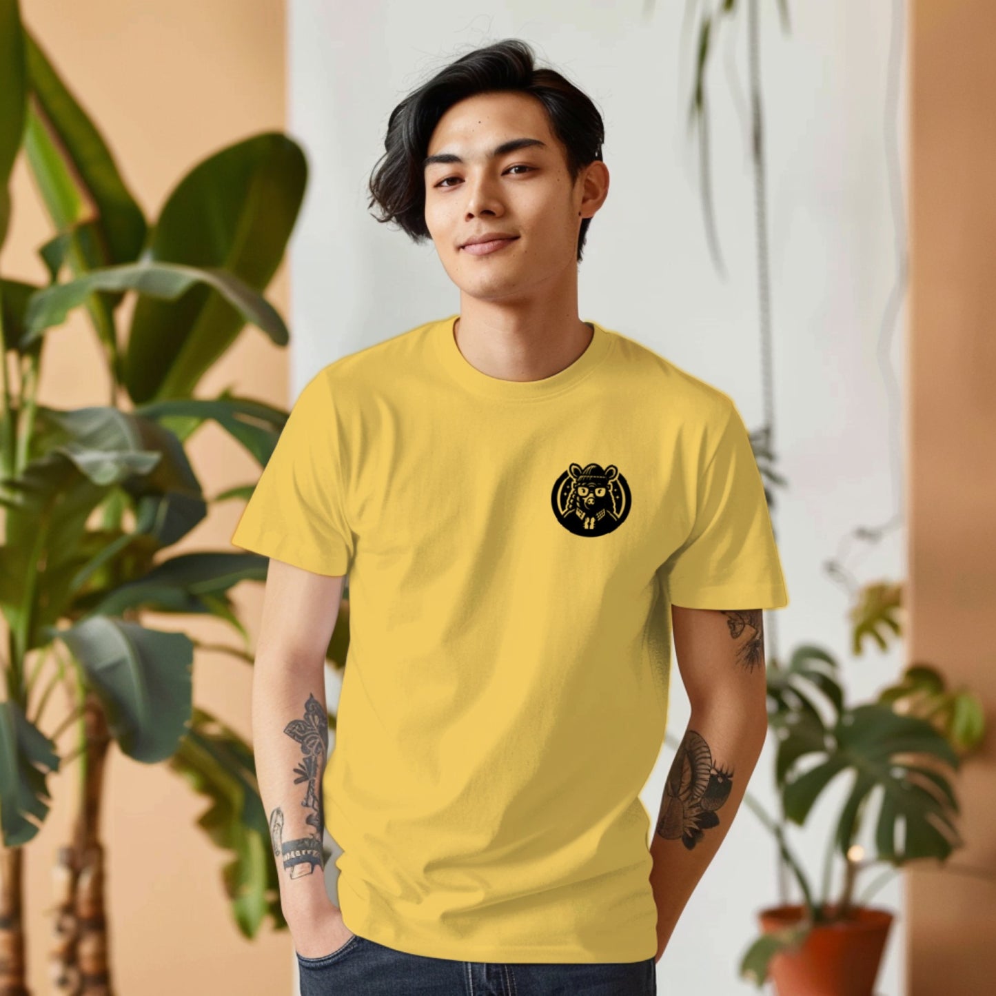 Hipster Armadillo T-Shirt – Unisex Over-the-Heart Graphic Tee