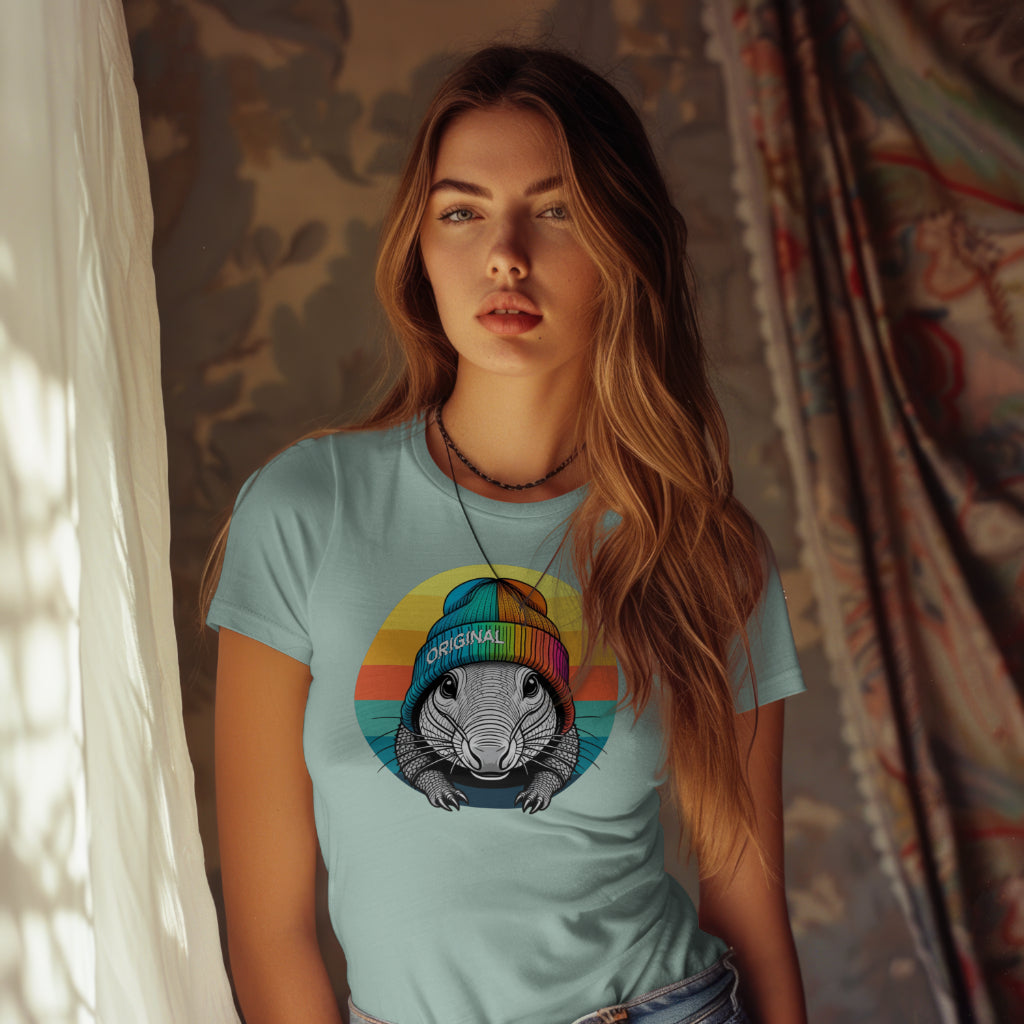 Armadillo Beanie T-Shirt – Vintage-Inspired Graphic Tee | Soft Cotton Unisex Fit
