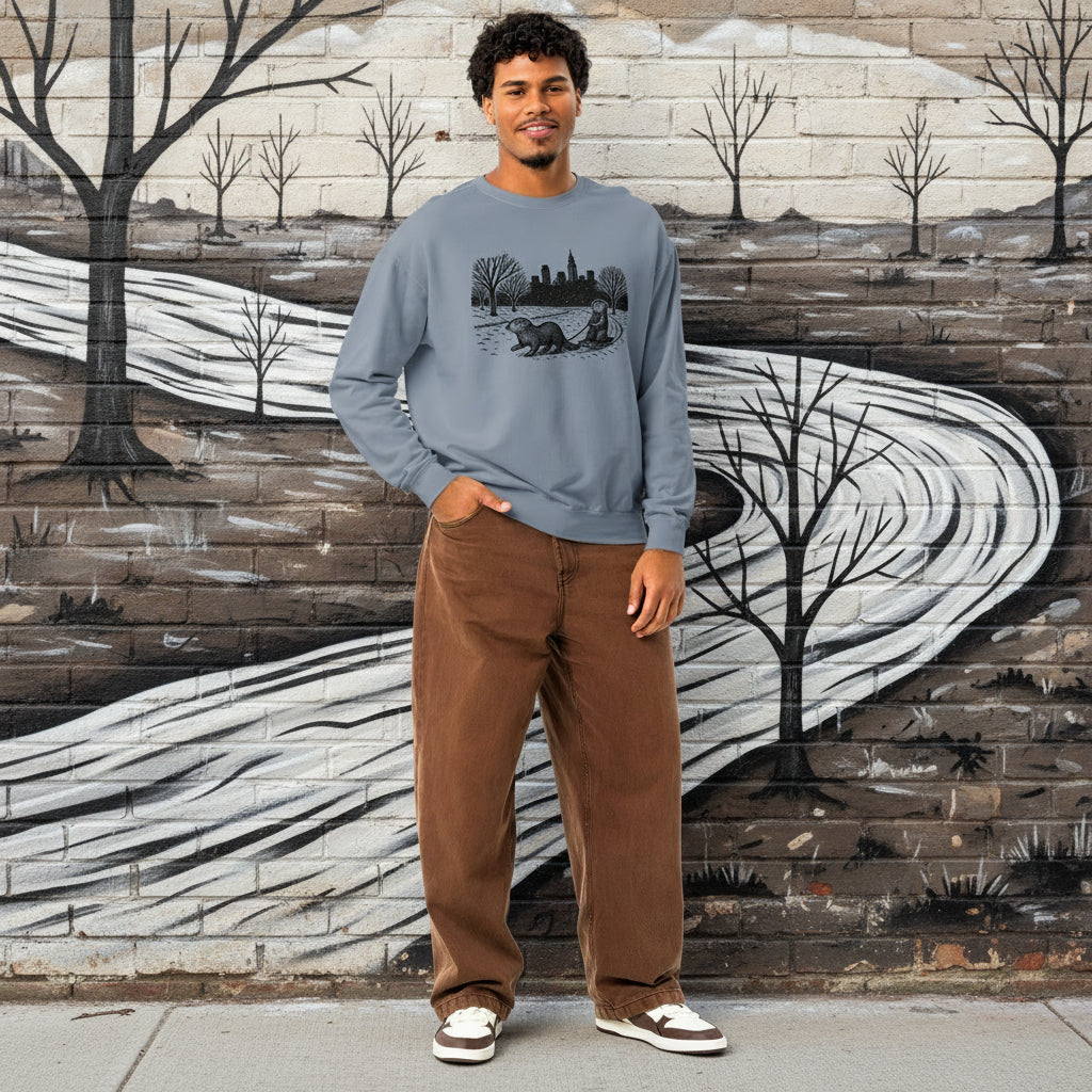 Snow Otters Crewneck