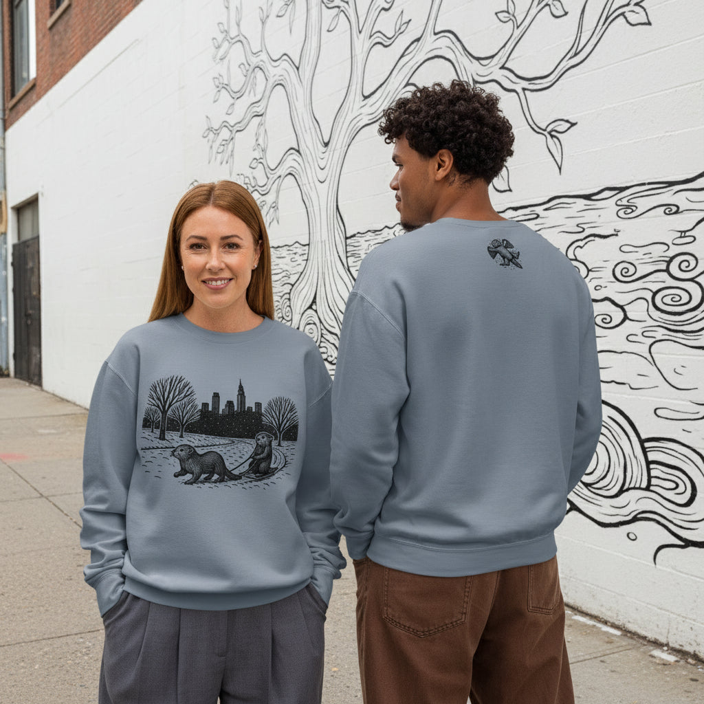 Snow Otters Crewneck